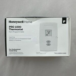 NEW Honeywell PRO 1000 Vertical Heat Non-Programmable Thermostat TH1100DV1000